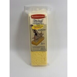 Rubbermaid Ultra Fresh Mop Refill Natural Sponge Antimicrobial X111 Fits X110